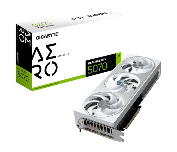 GIGABYTE GeForce RTX 5070 Aero OC 12GB GDDR7 DLSS4 - 1318533 - zdjęcie
